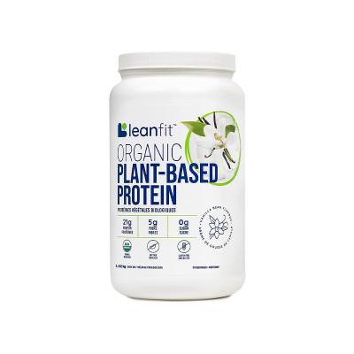 Leanfit Organic Plant-Based Protein有机植物蛋白粉 香草味1.02kg